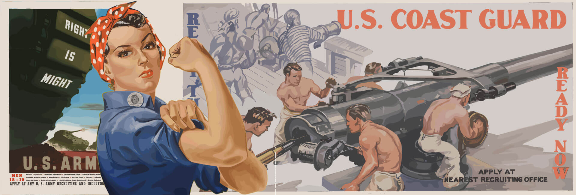 The Vector Graphic Store's World War II Historical Poster Scalable Vector Graphic Project